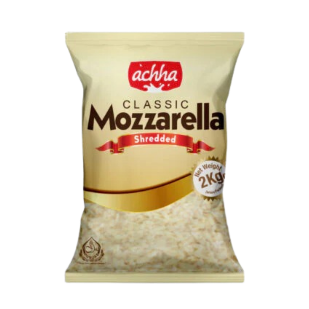 Accha Classic Mozzarella Shredded 2Kg