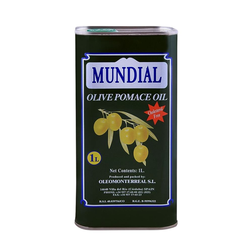 Mundial Olive Pomace Oil 1 Litre Tin