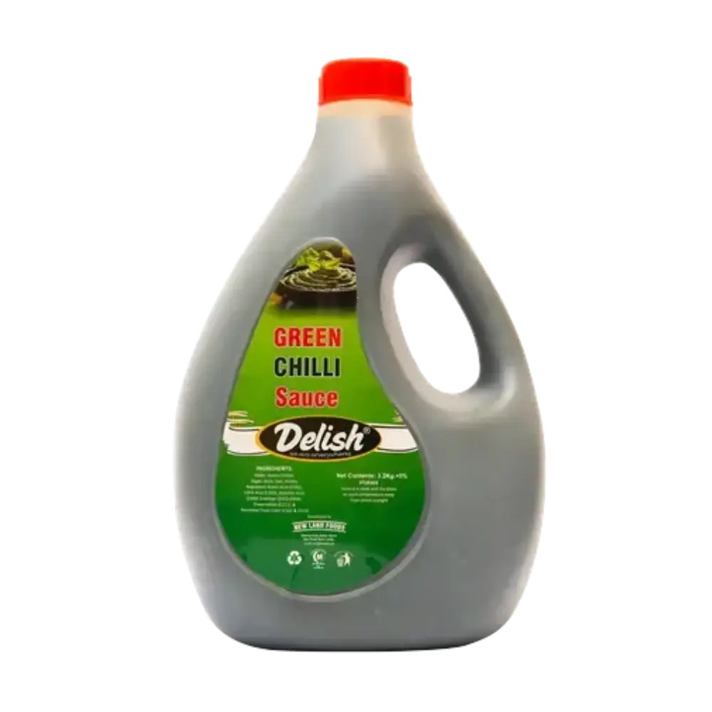 Delish Green Chilli Sauce 3.2 Litr Daily Delights