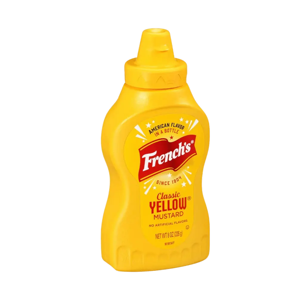 French Classic Yellow Mustard Sauce 226 g - Daily Delights