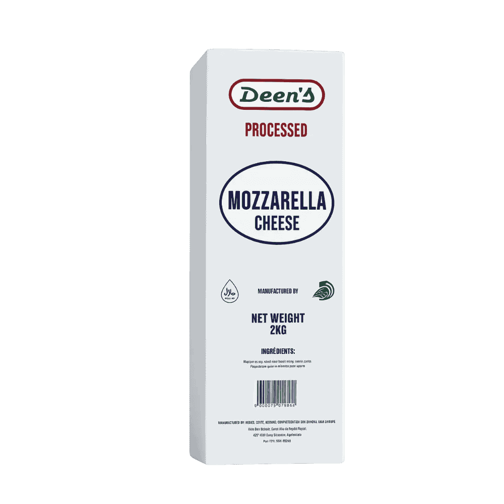 Deen's Mozzarella Cheese 2 kg Daily Delights