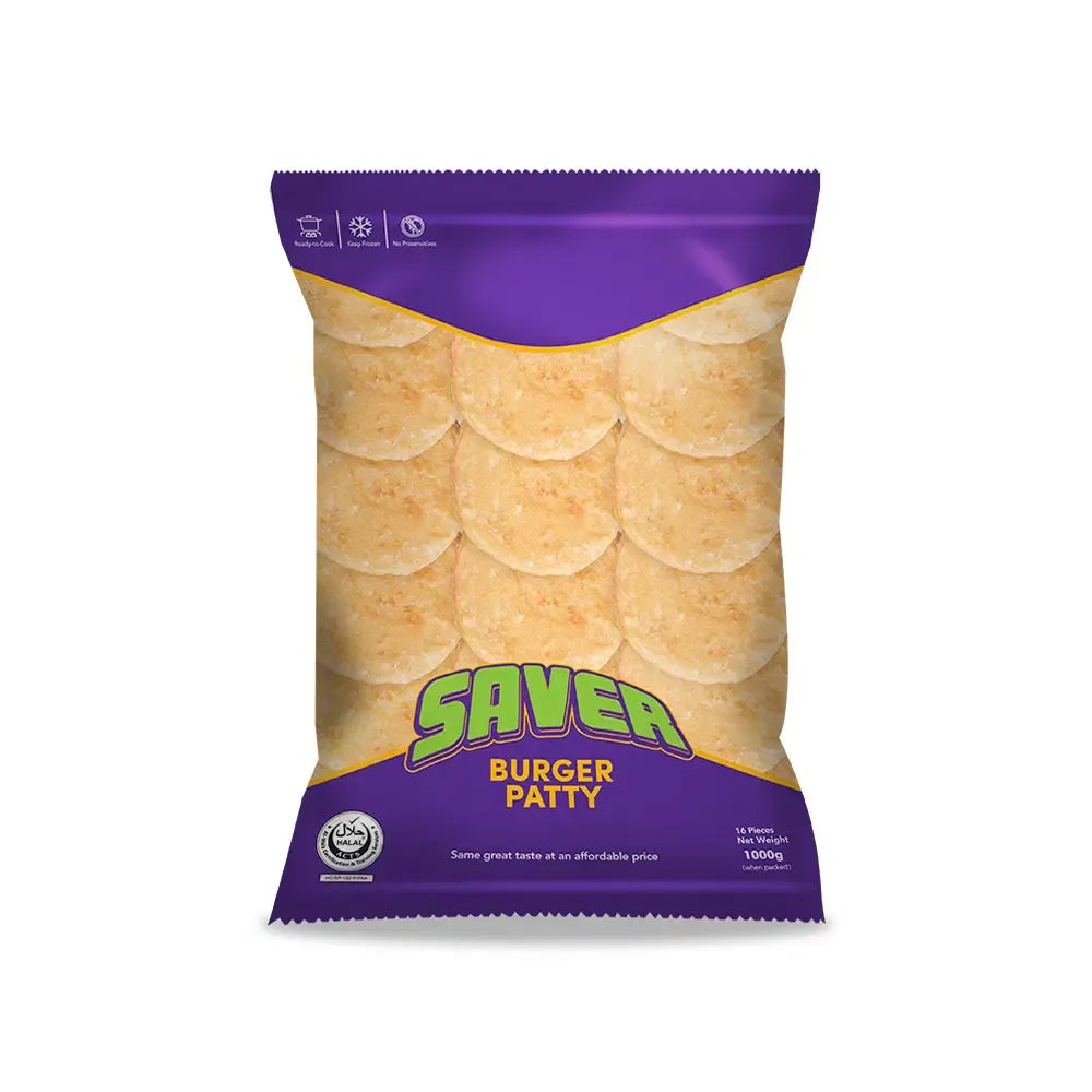 Sabroso Burger Patty Saver 1Kg